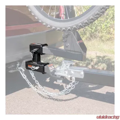 Curt Dual Receiver Extender (2" Shank, 3,500 lbs., 5-13/16" Rise) - 45792