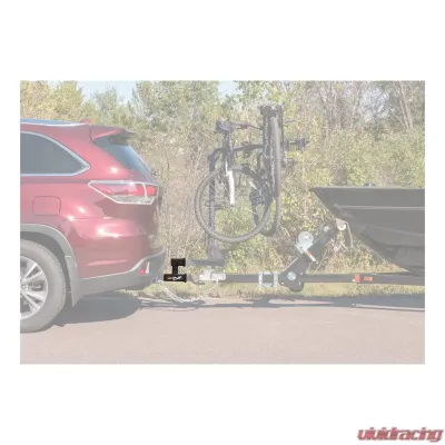 Curt Dual Receiver Extender (2" Shank, 3,500 lbs., 5-13/16" Rise) - 45792