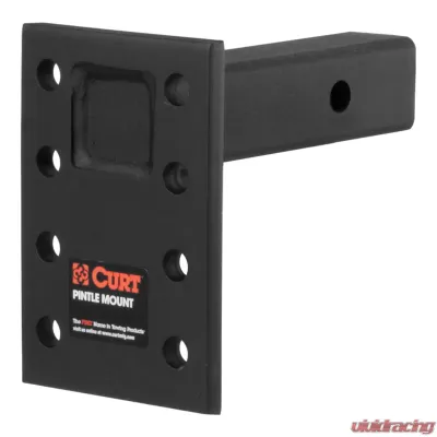 Curt Adjustable Pintle Mount (2" Shank, 10,000 lbs., 7" High, 6" Long) - 48323