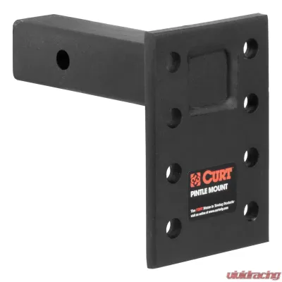 Curt Adjustable Pintle Mount (2" Shank, 10,000 lbs., 7" High, 6" Long) - 48323