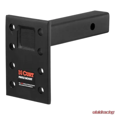Curt Adjustable Pintle Mount (2" Shank, 10,000 lbs., 7" High, 8" Long) - 48324