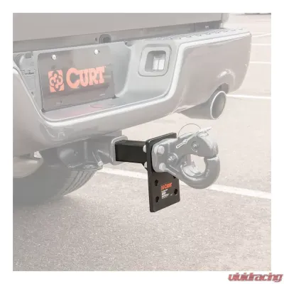 Curt Adjustable Pintle Mount (2" Shank, 10,000 lbs., 7" High, 8" Long) - 48324