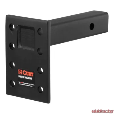 Curt Adjustable Pintle Mount (2" Shank, 15,000 lbs., 7" High, 8" Long) - 48325