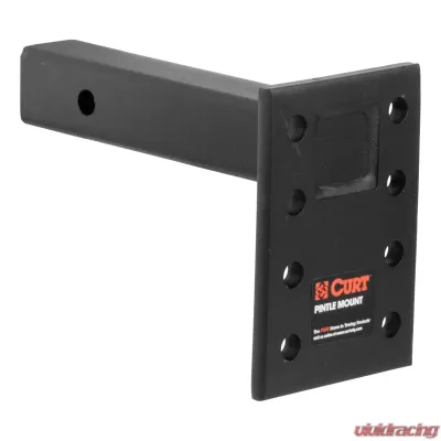 Curt Adjustable Pintle Mount (2" Shank, 15,000 lbs., 7" High, 8" Long) - 48325