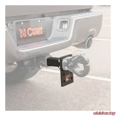 Curt Adjustable Pintle Mount (2" Shank, 15,000 lbs., 7" High, 8" Long) - 48325