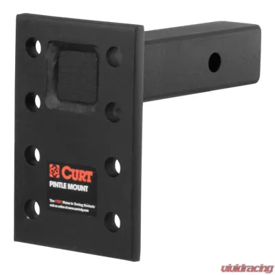 Curt Adjustable Pintle Mount (2" Shank, 15,000 lbs., 7" High, 6" Long) - 48328