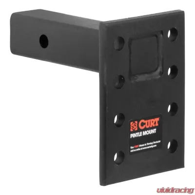 Curt Adjustable Pintle Mount (2" Shank, 15,000 lbs., 7" High, 6" Long) - 48328
