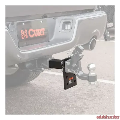 Curt Adjustable Pintle Mount (2" Shank, 15,000 lbs., 7" High, 6" Long) - 48328