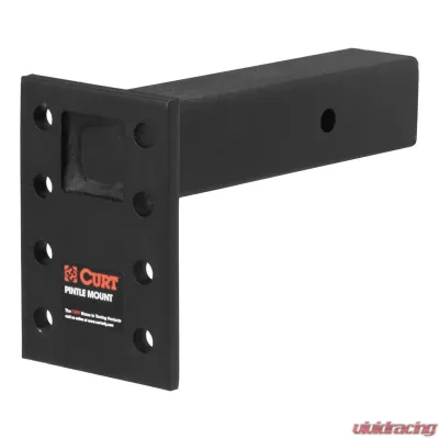 Curt Adjustable Pintle Mount (2-1/2" Shank, 18,000 lbs., 7" High, 8" Long) - 48329