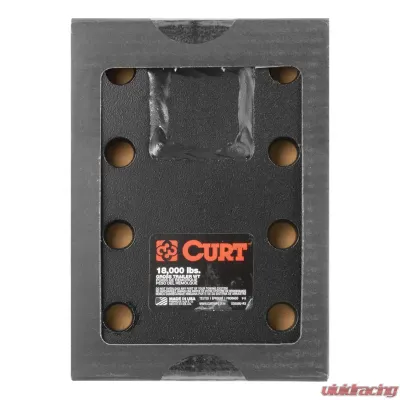 Curt Adjustable Pintle Mount (2-1/2" Shank, 18,000 lbs., 7" High, 8" Long) - 48329