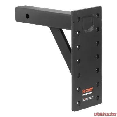 Curt Adjustable Pintle Mount (2" Shank, 10,000 lbs., 13" High, 10" Long) - 48341