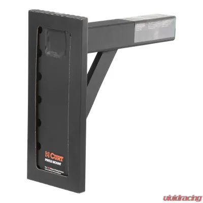 Curt Adjustable Pintle Mount (2" Shank, 10,000 lbs., 13" High, 10" Long) - 48341