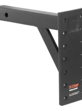 Curt Adjustable Pintle Mount (2" Shank, 10,000 lbs., 13" High, 12" Long)                                     - 48342 - Image 2