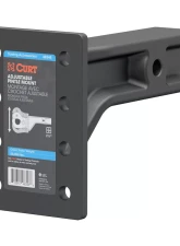 Curt Adjustable Pintle Mount (2-1/2" Shank, 20,000 lbs., 7-1/4" High, 10-3/4" Long)                                     - 48348 - Image 5