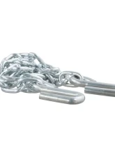 Curt 48" Safety Chain with 2 S-Hooks (2,000 lbs., Clear Zinc)                                     - 80010 - Image 2
