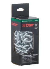 Curt 48" Safety Chain with 2 S-Hooks (2,000 lbs., Clear Zinc, Packaged)                                     - 80011 - Image 3