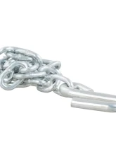 Curt 27" Safety Chain with 1 S-Hook (2,000 lbs., Clear Zinc)                                     - 80020 - Image 2