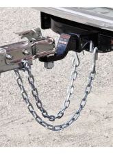 Curt 27" Safety Chain with 1 S-Hook (2,000 lbs., Clear Zinc)                                     - 80020 - Image 3