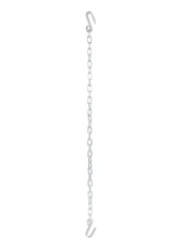 Curt 48" Safety Chain with 2 S-Hooks (5,000 lbs., Clear Zinc)                                     - 80030 - Image 2