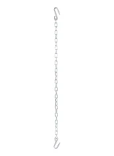Curt 48" Safety Chain with 2 S-Hooks (5,000 lbs., Clear Zinc, Packaged)                                     - 80031 - Image 4