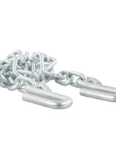 Curt 48" Safety Chain with 2 S-Hooks (5,000 lbs., Clear Zinc, Packaged)                                     - 80031 - Image 2