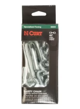 Curt 48" Safety Chain with 2 S-Hooks (5,000 lbs., Clear Zinc, Packaged)                                     - 80031 - Image 4