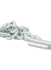 Curt 27" Safety Chain with 1 S-Hook (5,000 lbs., Clear Zinc)                                     - 80040 - Image 2