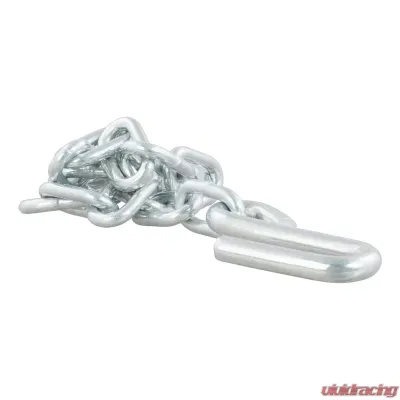 Curt 27" Safety Chain with 1 S-Hook (5,000 lbs., Clear Zinc) - 80040