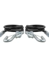 Curt 44-1/2" Safety Cables with 2 Snap Hooks (5,000 lbs., Vinyl-Coated, 2-Pack)                                     - 80151 - Image 3