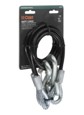 Curt 44" Safety Cables with 2 Snap Hooks (7,500 lbs., Vinyl-Coated, 2-Pack)                                     - 80176 - Image 3