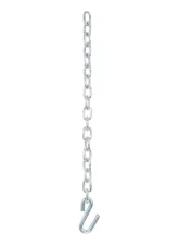 Curt 27" Safety Chain with 1 S-Hook (7,000 lbs., Clear Zinc)                                     - 80300 - Image 4