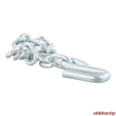 Curt 27" Safety Chain with 1 S-Hook (7,000 lbs., Clear Zinc) - 80300