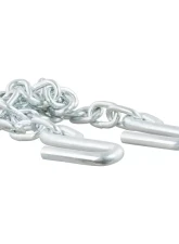 Curt 48" Safety Chain with 2 S-Hooks (7,000 lbs., Clear Zinc)                                     - 80301 - Image 2