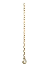 Curt 35" Safety Chain with 1 Clevis Hook (12,600 lbs., Yellow Zinc)                                     - 80303 - Image 2