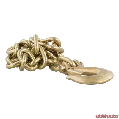 Curt 35" Safety Chain with 1 Clevis Hook (18,800 lbs., Yellow Zinc) - 80304