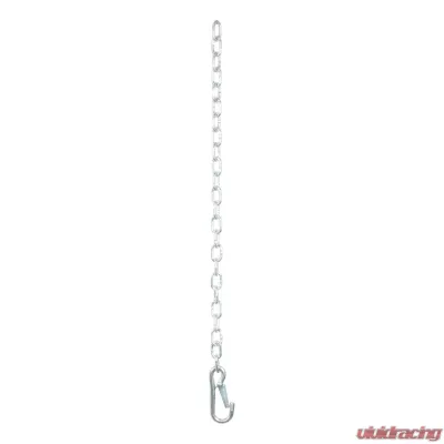 Curt 27" Safety Chain with 1 Snap Hook (2,000 lbs., Clear Zinc) - 80312