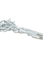 Curt 27" Safety Chain with 1 Snap Hook (2,000 lbs., Clear Zinc)                                     - 80312 - Image 2