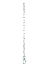 Curt 27" Safety Chain with 1 Snap Hook (5,000 lbs., Clear Zinc)                                     - 80313 - Image 2
