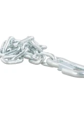Curt 27" Safety Chain with 1 Snap Hook (5,000 lbs., Clear Zinc)                                     - 80313 - Image 2