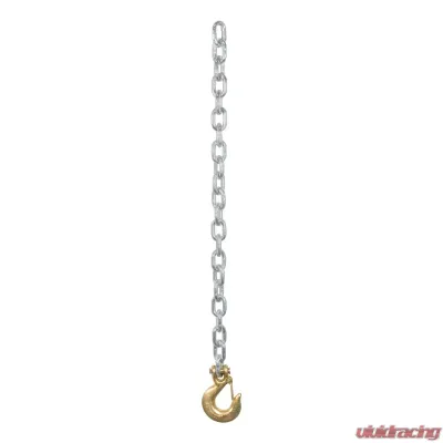 Curt 35" Safety Chain with 1 Clevis Hook (16,200 lbs., Yellow Zinc) - 80315