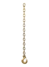 Curt 35" Safety Chain with 1 Clevis Hook (24,000 lbs., Yellow Zinc)                                     - 80316 - Image 2