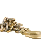 Curt 35" Safety Chain with 1 Clevis Hook (24,000 lbs., Yellow Zinc)                                     - 80316 - Image 2