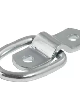 Curt 1" x 1-1/4" Surface-Mounted Tie-Down D-Ring (1,200 lbs., Clear Zinc)                                     - 83730 - Image 2