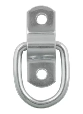 Curt 1" x 1-1/4" Surface-Mounted Tie-Down D-Ring (1,200 lbs., Clear Zinc)                                     - 83730 - Image 2