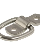 Curt 1" x 1-1/4" Surface-Mounted Tie-Down D-Ring (1,200 lbs., Stainless)                                     - 83732 - Image 2