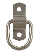 Curt 1" x 1-1/4" Surface-Mounted Tie-Down D-Ring (1,200 lbs., Stainless)                                     - 83732 - Image 2