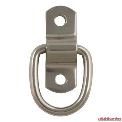Curt 1" x 1-1/4" Surface-Mounted Tie-Down D-Ring (1,200 lbs., Stainless) - 83732