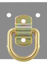 Curt 3" x 3" Surface-Mounted Tie-Down D-Ring (3,600 lbs., Yellow Zinc)                                     - 83740 - Image 3