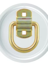 Curt 3" x 3" Surface-Mounted Tie-Down D-Ring (3,600 lbs., Yellow Zinc)                                     - 83740 - Image 4