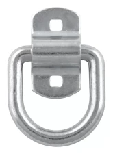 Curt 3" x 3" Surface-Mounted Tie-Down D-Ring (3,600 lbs., Clear Zinc)                                     - 83742 - Image 2